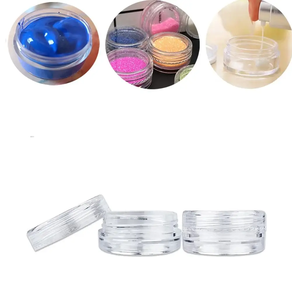 Travel Tool Mini Cream Jar Transparent Refillable Cosmetic Bottles Portable Empty Bottle For Nail Arts
Travel Tool Mini Cream Jar Transparent Refillable Cosmetic Bottles Portable Empty Bottle For Nail Arts