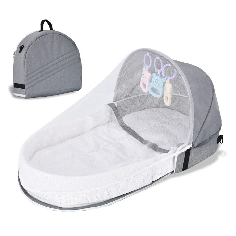 Portable Foldable Baby Crib with Mosquito Net Travel Backpack Playpen for Newborns 2-12 Months Multi-Function Baby Bed with Toys
Portable Foldable Baby Crib with Mosquito Net Travel Backpack Playpen for Newborns 2-12 Months Multi-Function Baby Bed with Toys