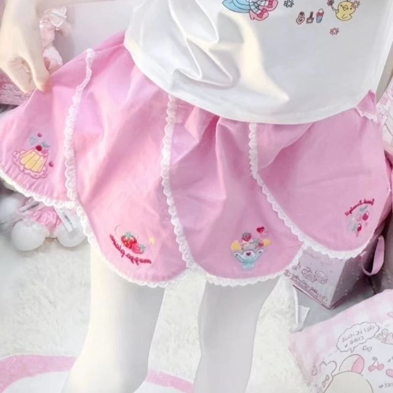 Японская юбка Kawaii, женская повседневная юбка Kawaii с рюшами и отделкой, субкультура, женская повседневная юбка в стиле Харадзюку, милые весенне-летние штаны
Японская юбка Kawaii, женская повседневная юбка Kawaii с рюшами и отделкой, субкультура, женская повседневная юбка в стиле Харадзюку, милые весенне-летние штаны