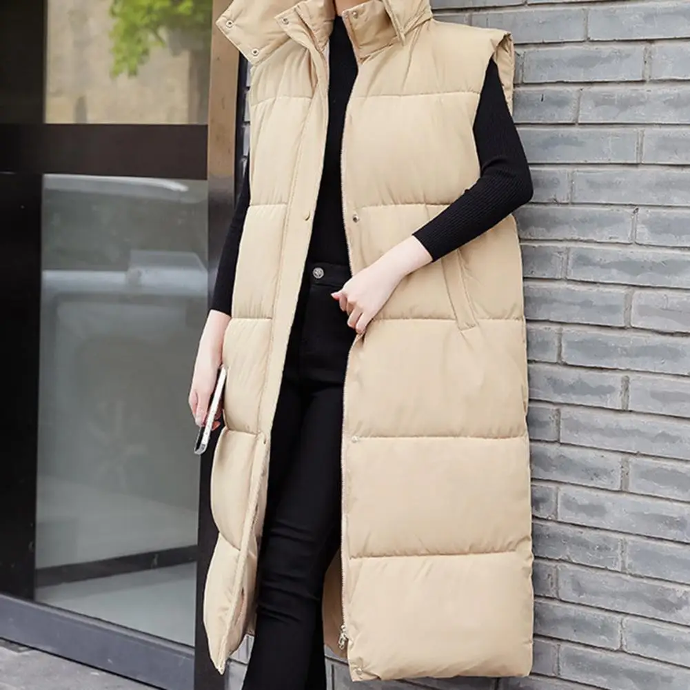 Women Cotton Padded Vest Coat Women's Windproof Hooded Cotton Padded Vest Coat for Autumn Winter Outwear Long Down Waistcoat
Women Cotton Padded Vest Coat Women's Windproof Hooded Cotton Padded Vest Coat for Autumn Winter Outwear Long Down Waistcoat