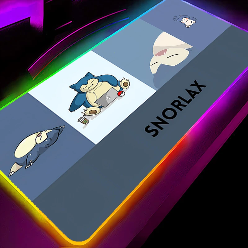 RGB Computer Varmilo Keyboard LED Mouse Pad Backlight Gaming Accessories Gamer Carpet Desk Mat HD Print Pokemon Snorlax Mousepad
RGB Computer Varmilo Keyboard LED Mouse Pad Backlight Gaming Accessories Gamer Carpet Desk Mat HD Print Pokemon Snorlax Mousepad