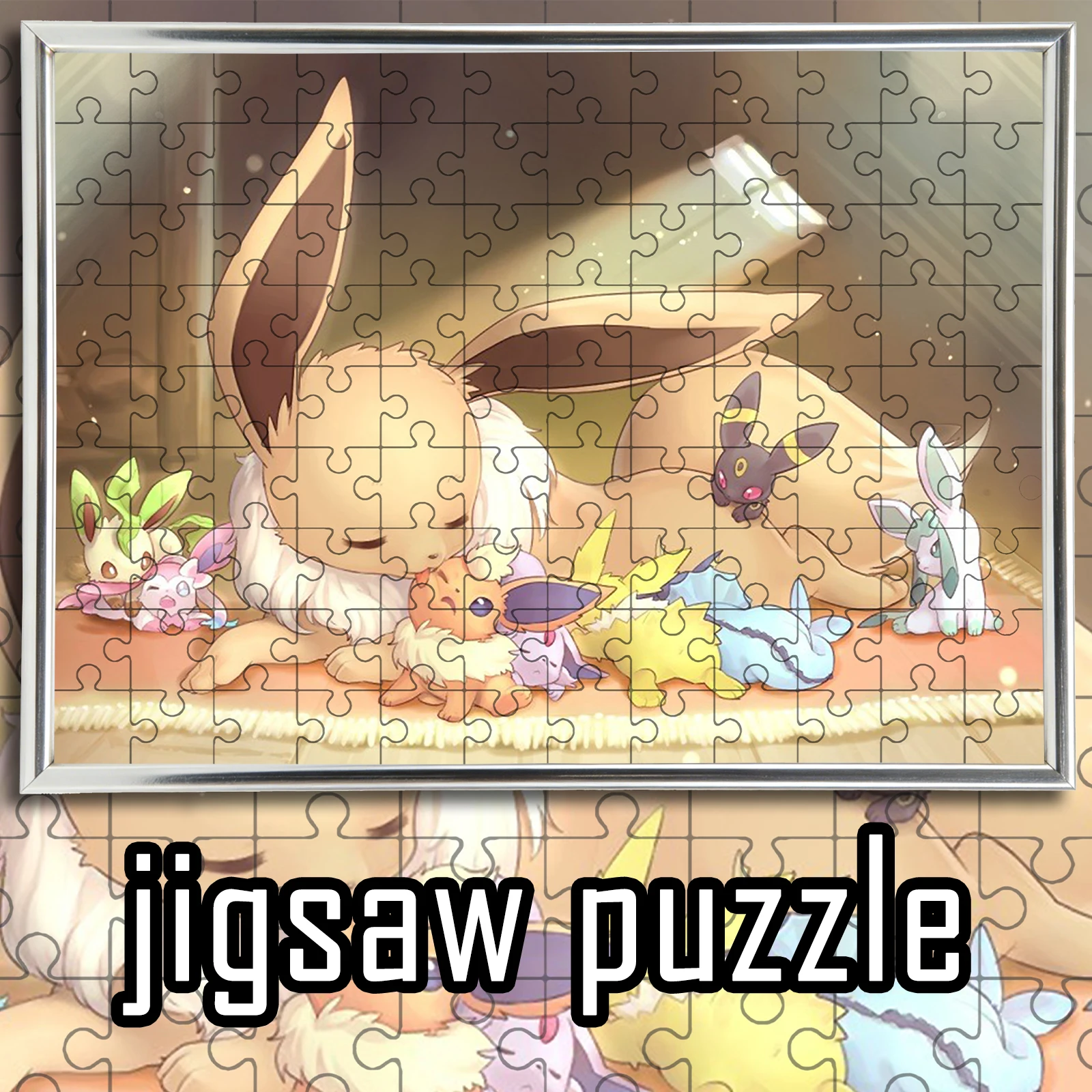 Деревянный пазл-головоломка Eevee Family All Evolutions Cozy Scene Anime, 108/200/300/500/1000 деталей, в цветной коробке
Деревянный пазл-головоломка Eevee Family All Evolutions Cozy Scene Anime, 108/200/300/500/1000 деталей, в цветной коробке