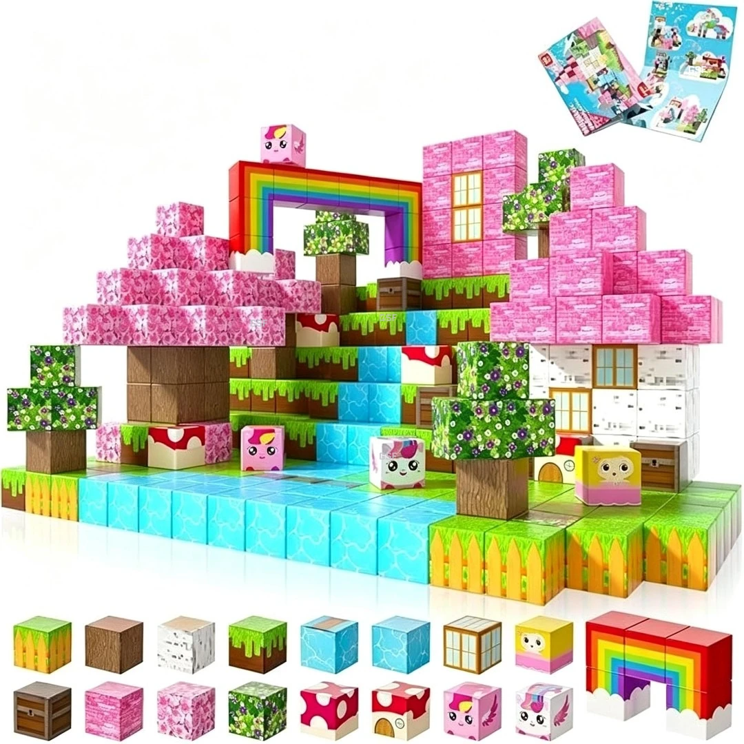 Magnetic Building Block Bricks Toy Mine Stacking World Creative DIY Model Build Set STEM Educational Kids Gifts for Boy Girls
Magnetic Building Block Bricks Toy Mine Stacking World Creative DIY Model Build Set STEM Educational Kids Gifts for Boy Girls