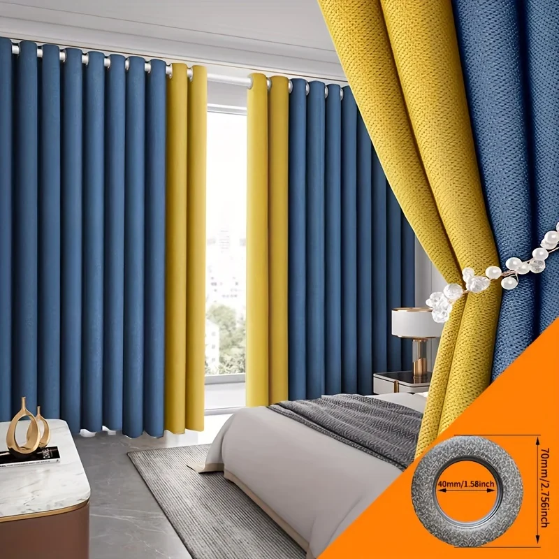Modern high-end solid color block curtains living room bedroom balcony floor-to-ceiling window curtains
Modern high-end solid color block curtains living room bedroom balcony floor-to-ceiling window curtains