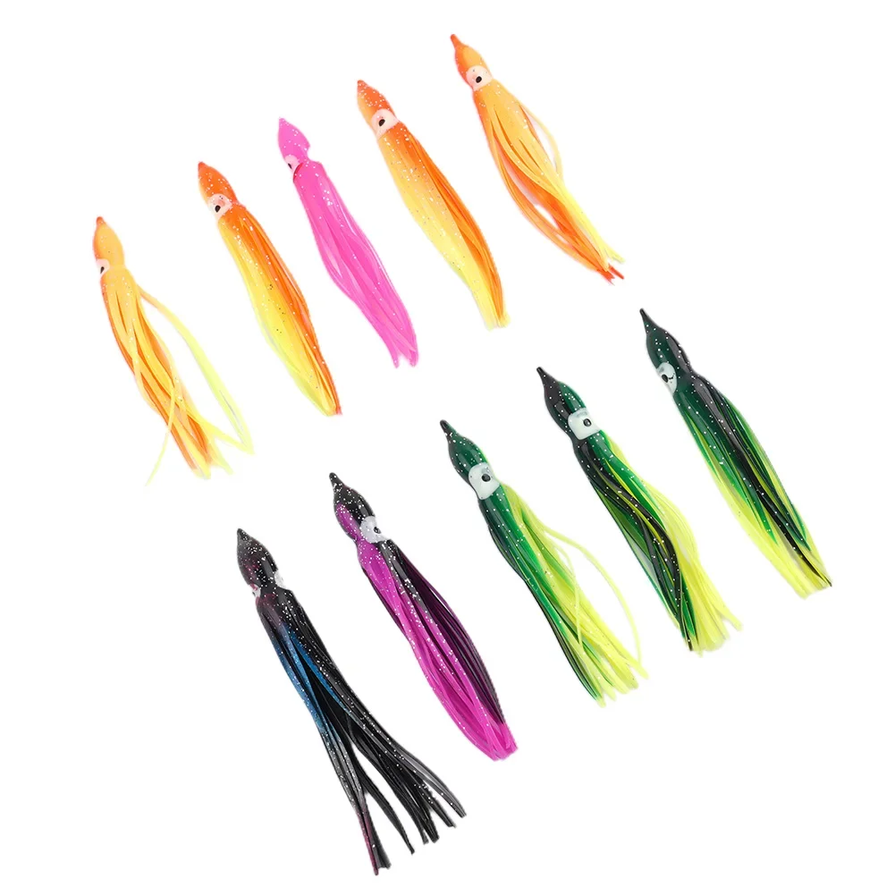 Fishing Lures 10pcs Bait Octopus Part Wear-resistance Accessories Soft Mixed Color Random Nice 10pcs Outdoor Fishing
Fishing Lures 10pcs Bait Octopus Part Wear-resistance Accessories Soft Mixed Color Random Nice 10pcs Outdoor Fishing