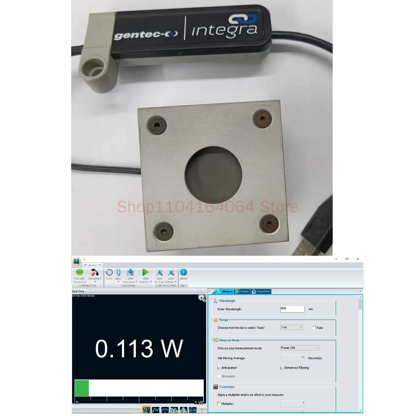 Счетчик энергии лазера Gentec UP19K-110F, диапазон 30 Вт/25 Дж, программный дисплей, б/у
Счетчик энергии лазера Gentec UP19K-110F, диапазон 30 Вт/25 Дж, программный дисплей, б/у