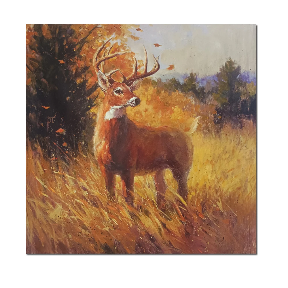 High Quality Hand Painted Oil Painting Classical IMPRESSIONISM Animal white-tailed Deer Landscape Canvas Wall Art Home Decor
High Quality Hand Painted Oil Painting Classical IMPRESSIONISM Animal white-tailed Deer Landscape Canvas Wall Art Home Decor