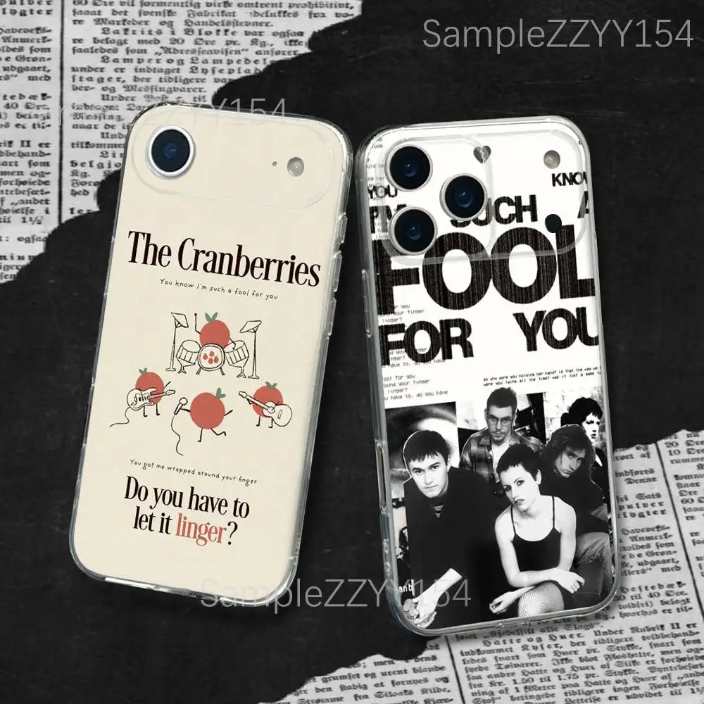 Band The C-Cranberries Phone Case For iPhone 17,16,15,14,13,12,11 Plus,Pro,Max,XR,XS,X,8 Plus,SE,Mini Transparent Silicone Soft
Band The C-Cranberries Phone Case For iPhone 17,16,15,14,13,12,11 Plus,Pro,Max,XR,XS,X,8 Plus,SE,Mini Transparent Silicone Soft