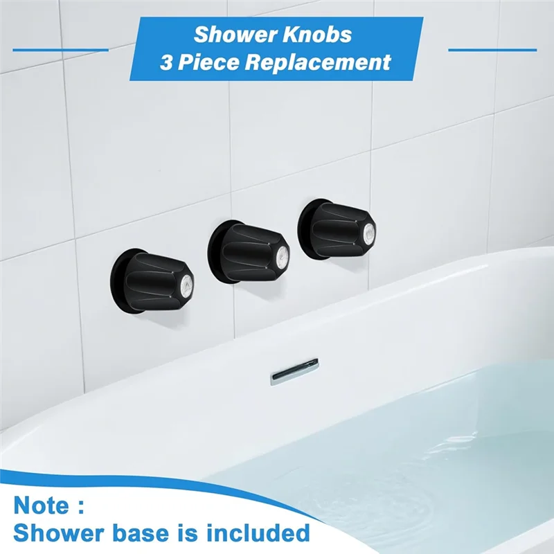 ABPR-Shower Knobs 3 Piece Replacement For Price Pfister Tub/Shower Handle Restoration 3 Faucet Handle Trim Kit
ABPR-Shower Knobs 3 Piece Replacement For Price Pfister Tub/Shower Handle Restoration 3 Faucet Handle Trim Kit