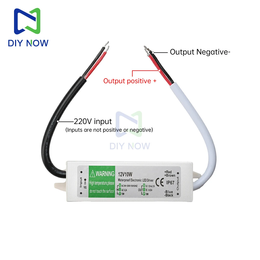 IP67 waterproof power supply 10W 15W LED driver switching power supply AC 90-250V to DC 12VLED driver for LED light strips
IP67 waterproof power supply 10W 15W LED driver switching power supply AC 90-250V to DC 12VLED driver for LED light strips
