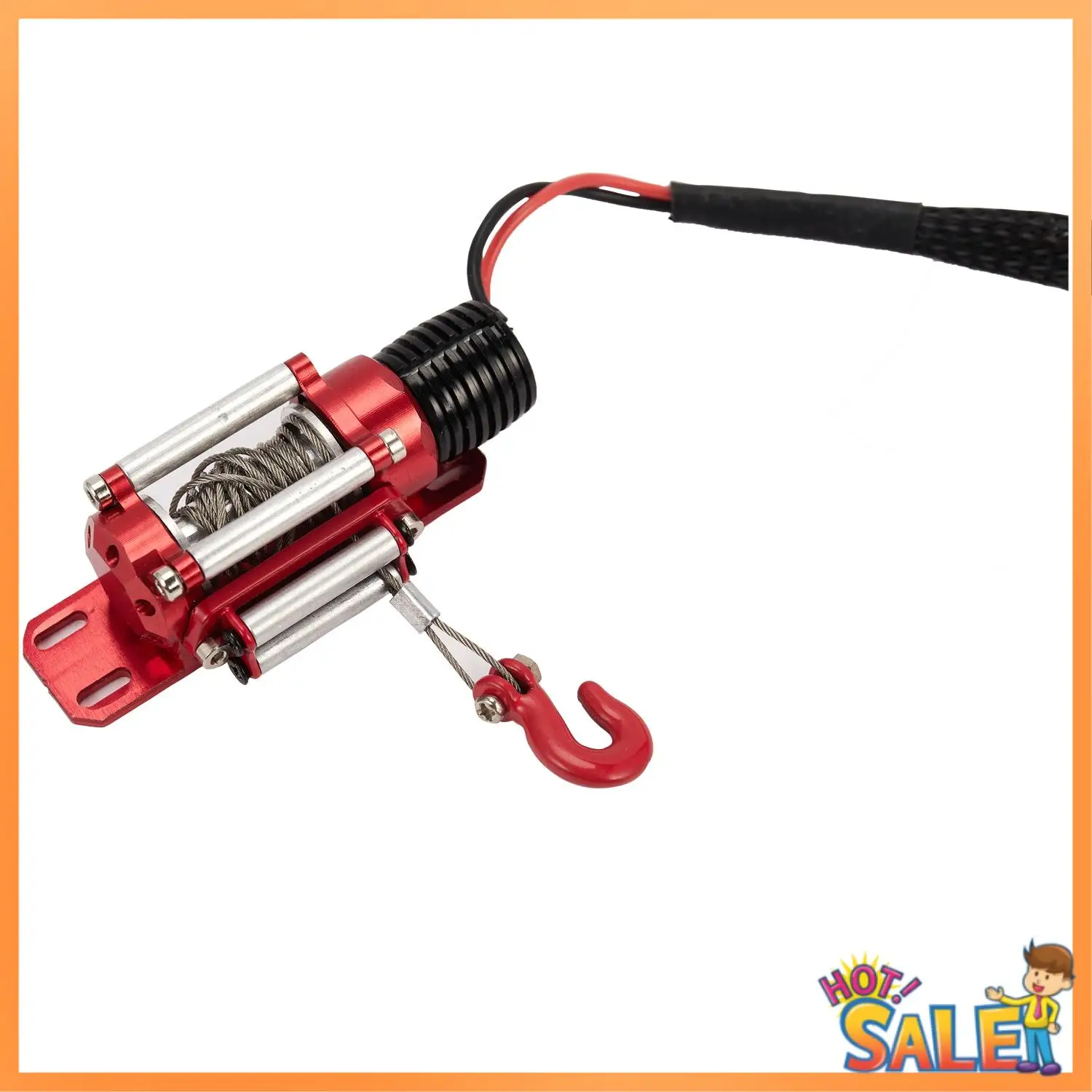 AB68 RC Car Metal Steel Wired Automatic Simulated Winch For 1/10 RC Crawler Car Axial Traxxas TRX4 SCX10 90046 D90
AB68 RC Car Metal Steel Wired Automatic Simulated Winch For 1/10 RC Crawler Car Axial Traxxas TRX4 SCX10 90046 D90