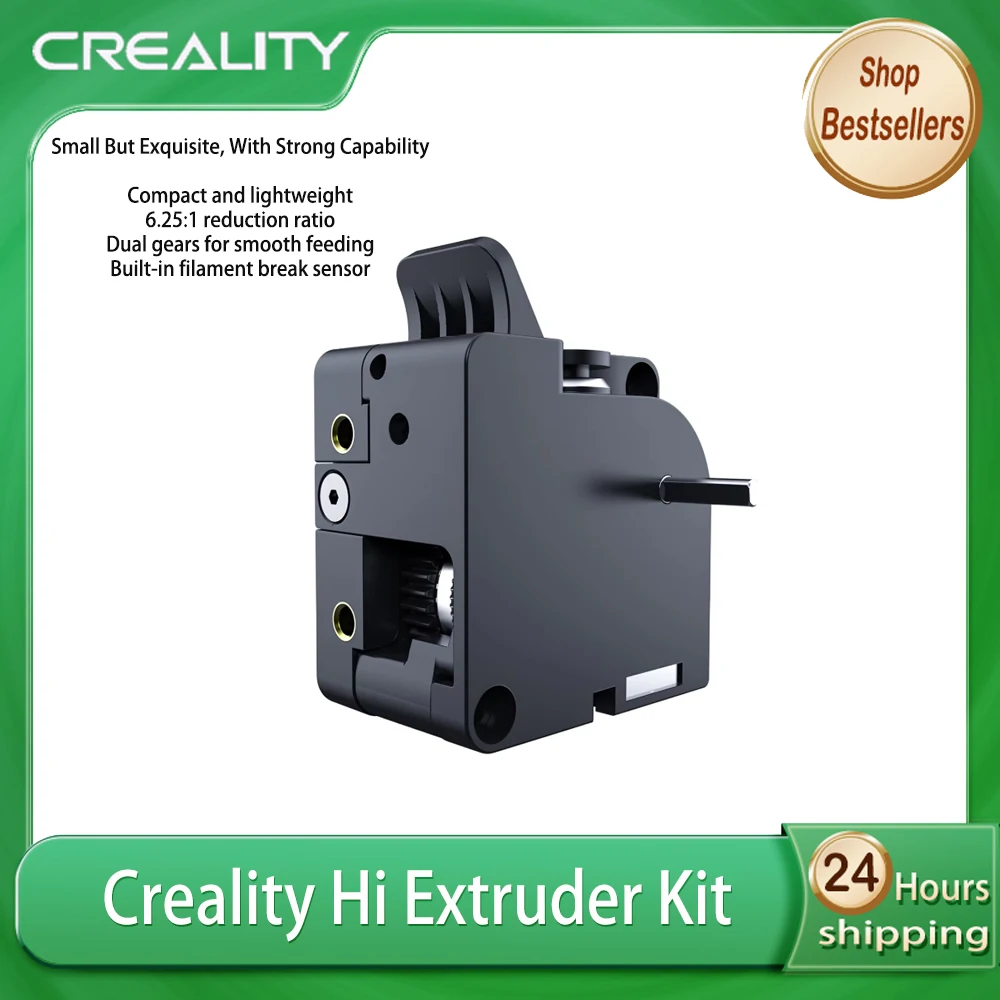 Creality Hi / Hi Combo Extruder Kit Dual Gears for Smooth Feeding 6.25:1 Reduction ratio 3D Printer Part for Hi Combo
Creality Hi / Hi Combo Extruder Kit Dual Gears for Smooth Feeding 6.25:1 Reduction ratio 3D Printer Part for Hi Combo