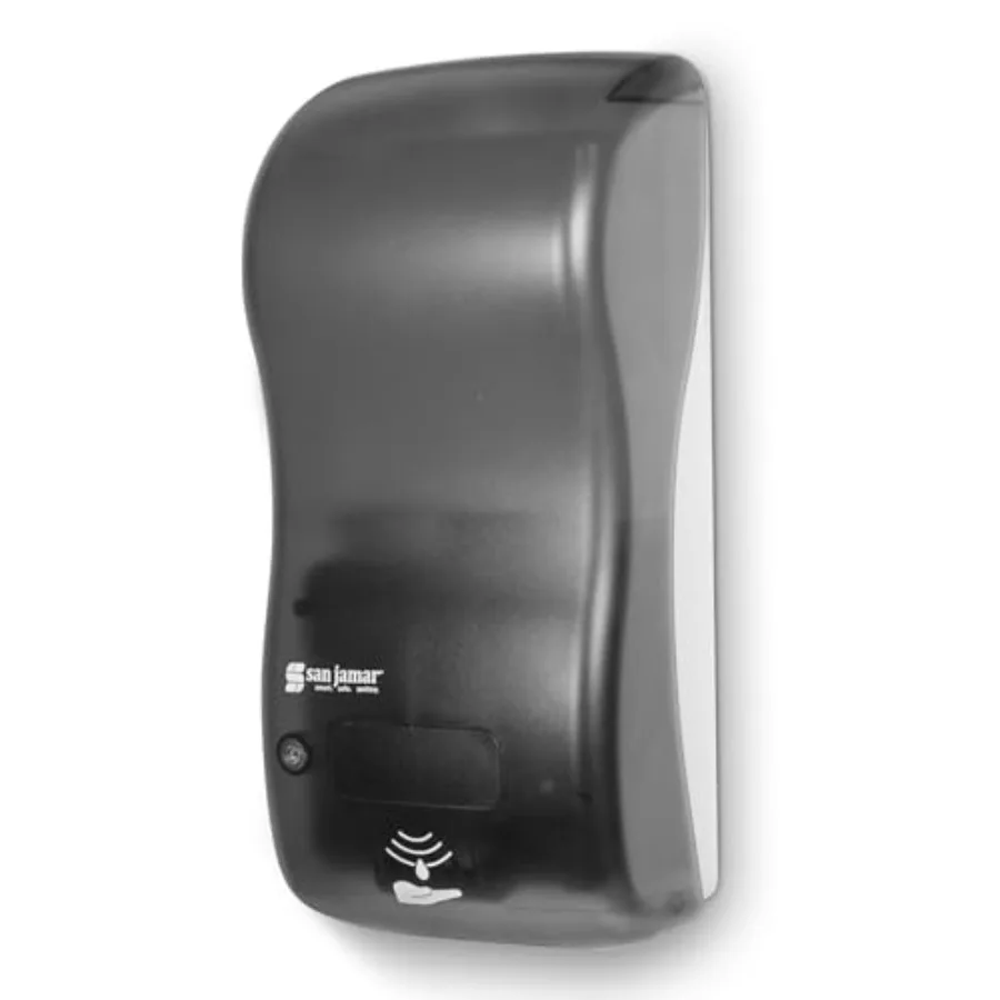 Hand sanitizer dispenser for bathroom kitchen restrooms restaurants; plastic; black pearl; 900 ml capacity with hybrid electron
Hand sanitizer dispenser for bathroom kitchen restrooms restaurants; plastic; black pearl; 900 ml capacity with hybrid electron