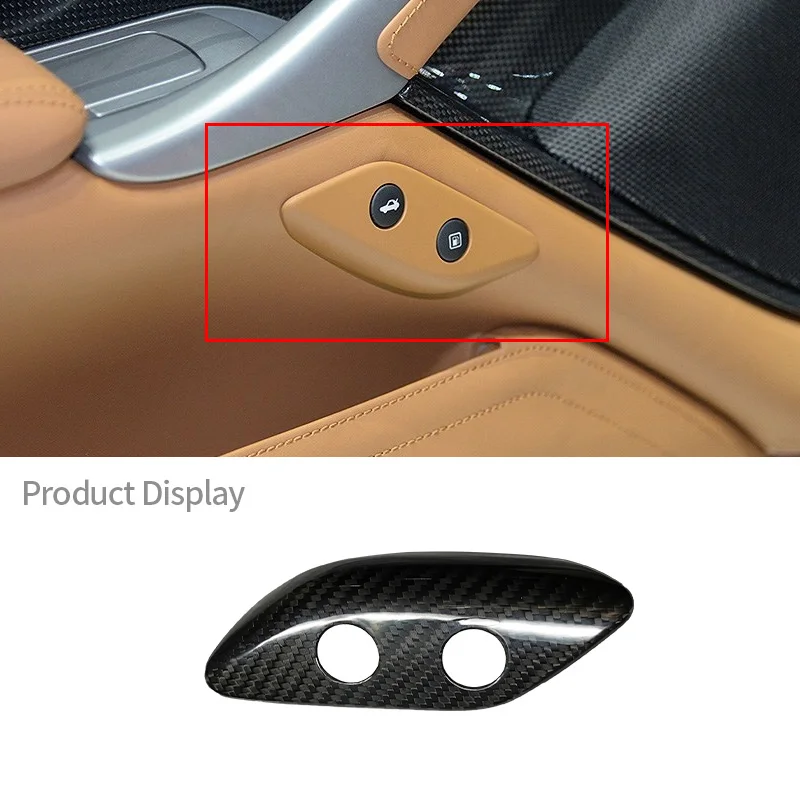 For 2013 Ferrari F12 Berlinetta Real Carbon Fiber Car Indoor Fuel Tank Switch Cover Decorative Panel Cover Sticker Accessories
For 2013 Ferrari F12 Berlinetta Real Carbon Fiber Car Indoor Fuel Tank Switch Cover Decorative Panel Cover Sticker Accessories