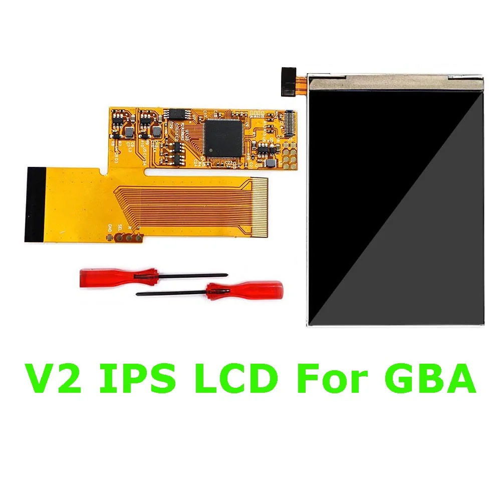 V2 IPS LCD For GBA 3.2 inch Backlight Backlit Screen 10 Levels Brightnesss MOD For GameBoy Advance Console
V2 IPS LCD For GBA 3.2 inch Backlight Backlit Screen 10 Levels Brightnesss MOD For GameBoy Advance Console