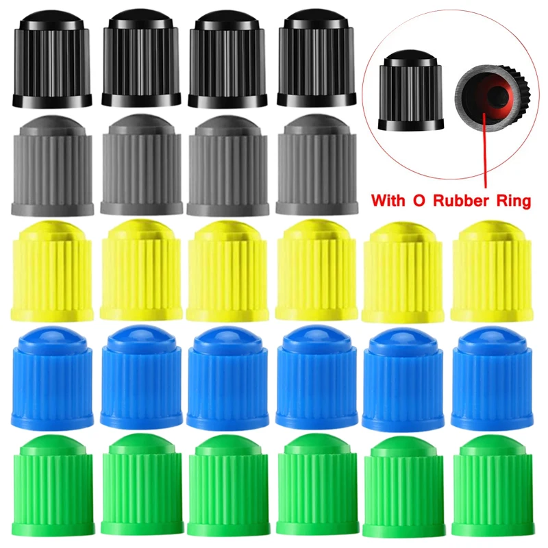 50/100 шт. пылезащитные колпачки для клапанов шин с резиновым кольцом, пластиковые крышки для штока, универсальные автомобильные грузовики, велосипедные аксессуары для мотоциклов 
50/100 шт. пылезащитные колпачки для клапанов шин с резиновым кольцом, пластиковые крышки для штока, универсальные автомобильные грузовики, велосипедные аксессуары для мотоциклов