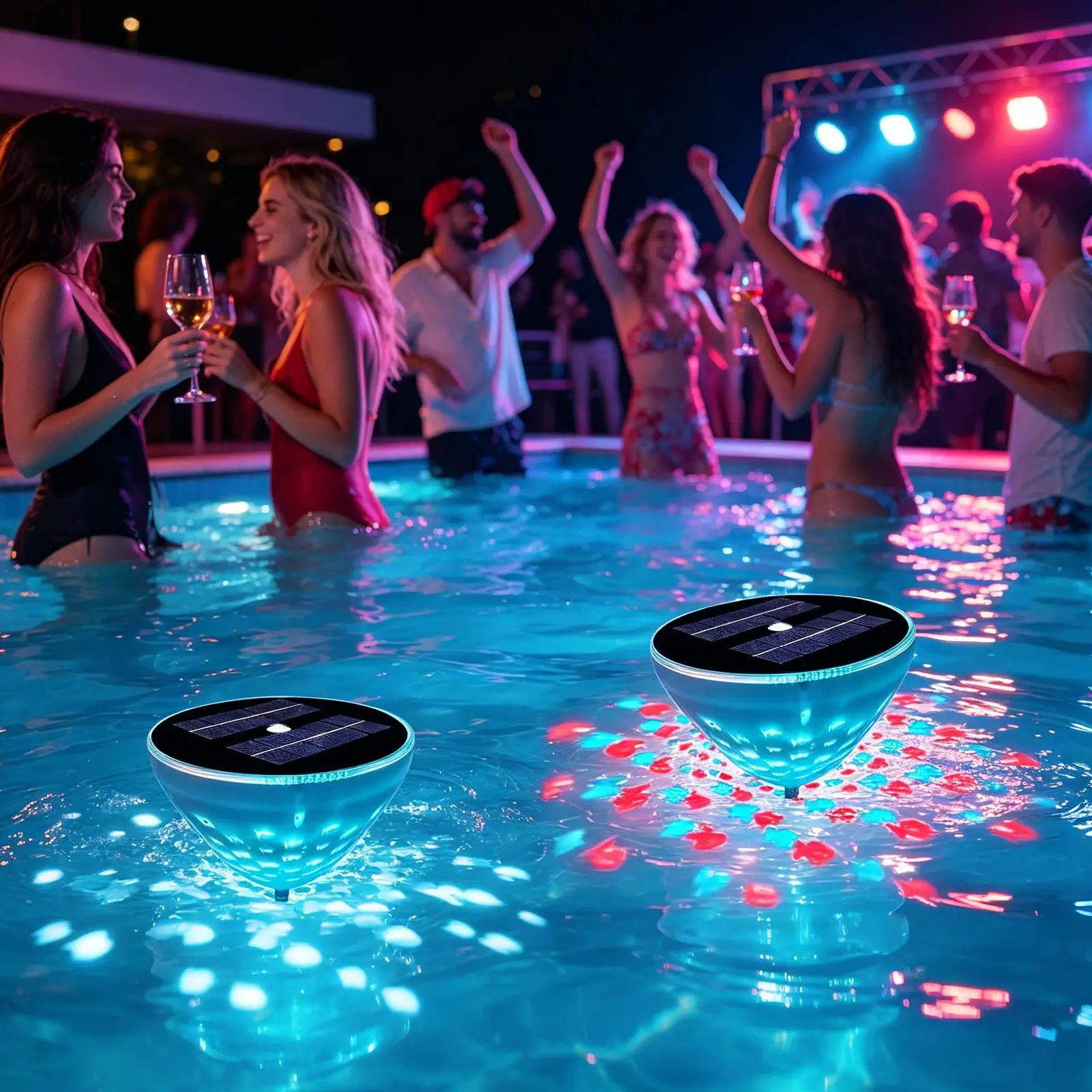 Pool Lights Solar Powered 2 Pieces Projection Outdoor Decor Dynamic Solar Lights For Pool For Indoor Home Bathtub Hot Tub
Pool Lights Solar Powered 2 Pieces Projection Outdoor Decor Dynamic Solar Lights For Pool For Indoor Home Bathtub Hot Tub