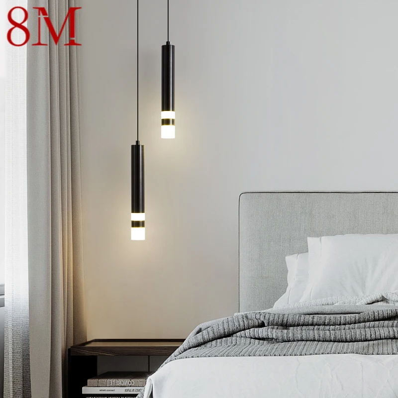 8M Contemporary Black LED Pendant Lamp Simply Decorative Hanging Light For Home Study Bedroom
8M Contemporary Black LED Pendant Lamp Simply Decorative Hanging Light For Home Study Bedroom