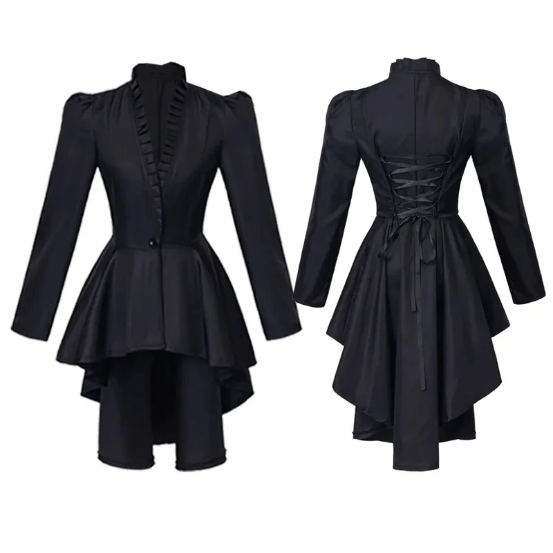 UUI1New Women's Renaissance Cosplay Costumes Steampunk Medieval Tailcoat Gothic Victorian Retro Frock Outfit Jacket CoatM
UUI1New Women's Renaissance Cosplay Costumes Steampunk Medieval Tailcoat Gothic Victorian Retro Frock Outfit Jacket CoatM