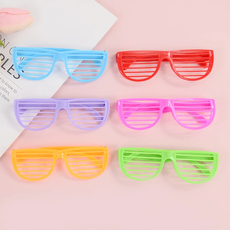 1PC Colorful Shutter Blinds Glasses Funny Eye Glasses Eyewear Kids Adults Eyewear Dress Up Props Birthday Party Decor Favor Gift
1PC Colorful Shutter Blinds Glasses Funny Eye Glasses Eyewear Kids Adults Eyewear Dress Up Props Birthday Party Decor Favor Gift