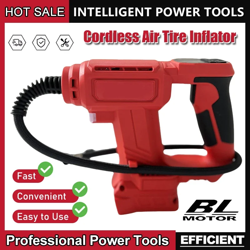 Fit Milwaukee Cordless Air Pump Portable Car Tire Inflator Air Compressor With Digital Display Inflatable Pump For 18V Bettery
Fit Milwaukee Cordless Air Pump Portable Car Tire Inflator Air Compressor With Digital Display Inflatable Pump For 18V Bettery