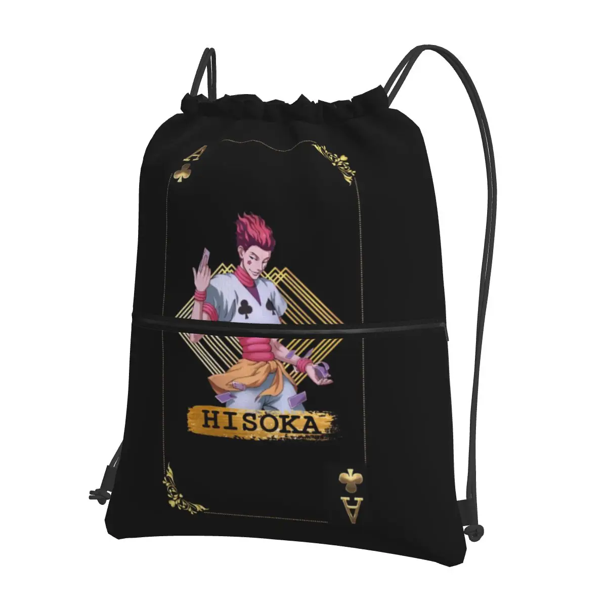 Рюкзаки Hisoka Anime Hunter X Hunter Phantom Troupe Chrollo, портативные сумки на шнурке, спортивные сумки, сумки для книг, сумки для путешествий
Рюкзаки Hisoka Anime Hunter X Hunter Phantom Troupe Chrollo, портативные сумки на шнурке, спортивные сумки, сумки для книг, сумки для путешествий