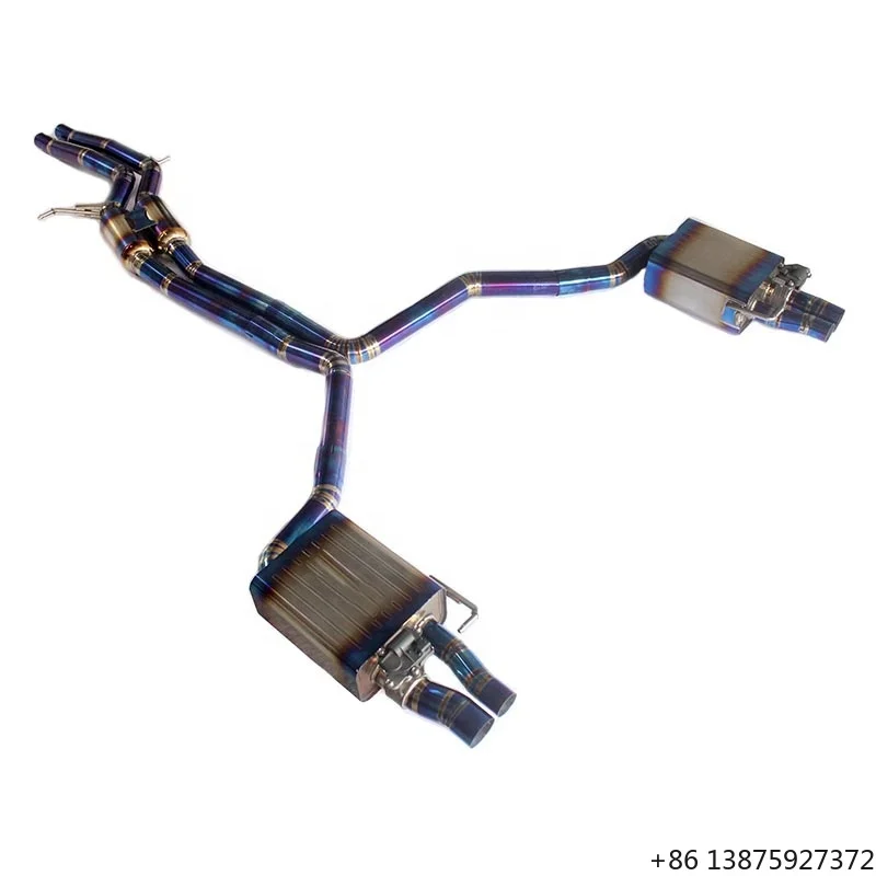 Индивидуальная титановая выхлопная система Catback для A7 C7/C8 3.0T 2012-2023 с X-образными трубами, глушителем и вакуумным клапаном для модификации звука
Индивидуальная титановая выхлопная система Catback для A7 C7/C8 3.0T 2012-2023 с X-образными трубами, глушителем и вакуумным клапаном для модификации звука