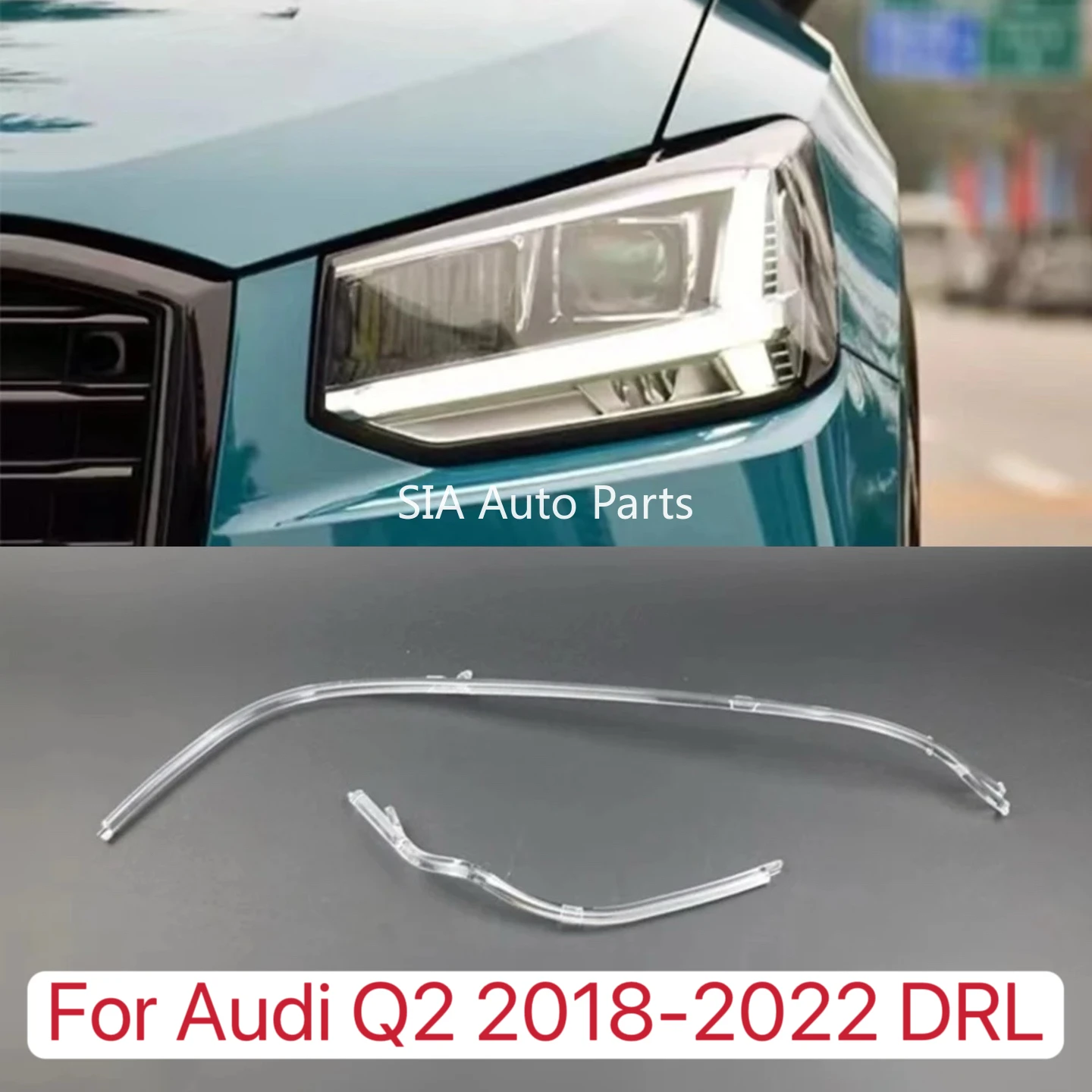 NEW For Audi Q2 2018-2022 DRL Daytime Running Light Light Guide Plate Car Daytime Running Light Bar Use Left and Right Headlight
NEW For Audi Q2 2018-2022 DRL Daytime Running Light Light Guide Plate Car Daytime Running Light Bar Use Left and Right Headlight
