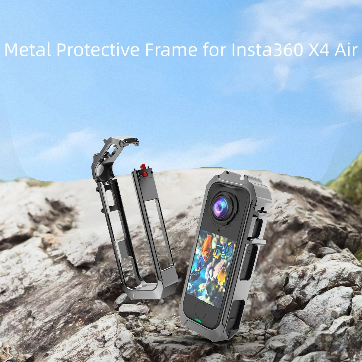 Aluminum Alloy Protective Case For Insta360 X4 Air Camera Metal Frame Protective Cover Accessories
Aluminum Alloy Protective Case For Insta360 X4 Air Camera Metal Frame Protective Cover Accessories