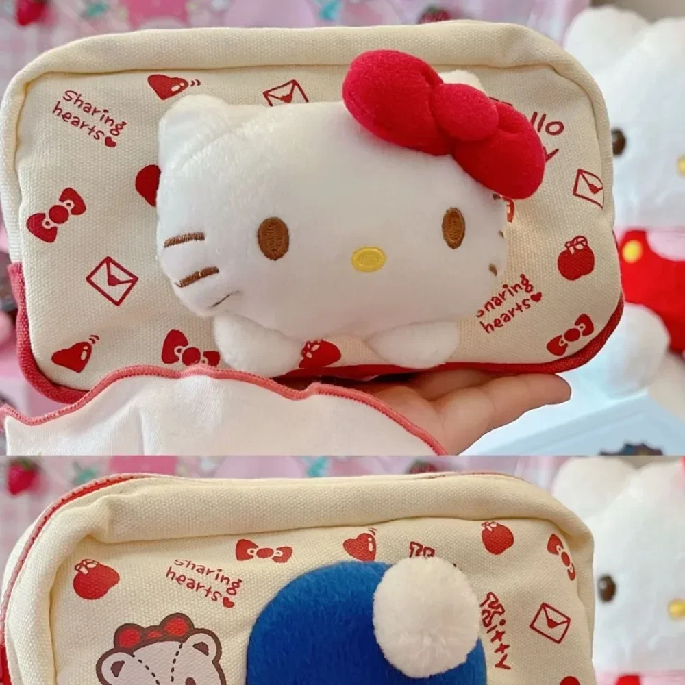 Kawaii Anime Sanrio Ins Fashion Pen Bag Cute Cartoon Hello Kitty Large Capacity Stationery Storage Bag Student Gifts Toys
Kawaii Anime Sanrio Ins Fashion Pen Bag Cute Cartoon Hello Kitty Large Capacity Stationery Storage Bag Student Gifts Toys