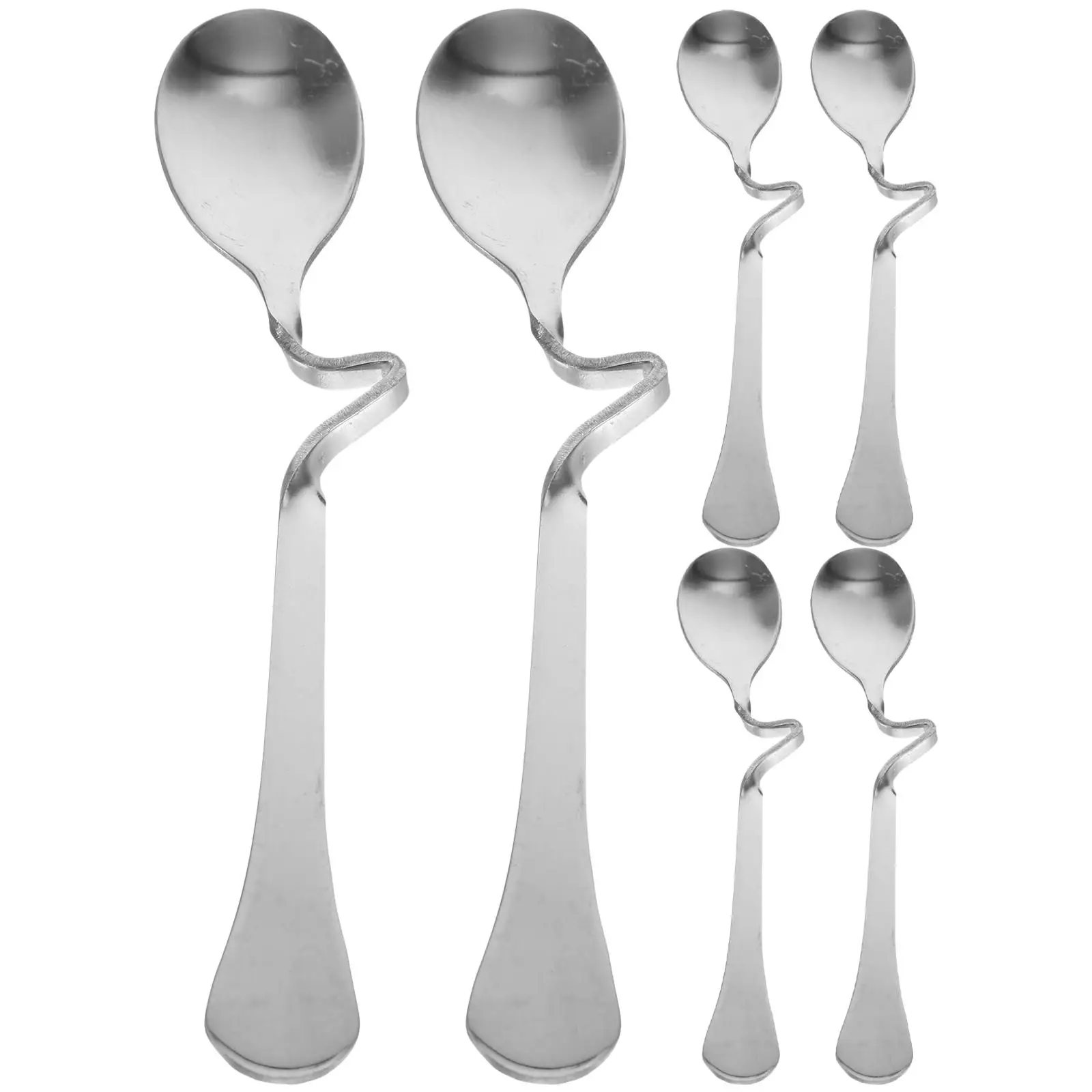 6pcs Coffee Spoon S shaped Stainless Steel Honey MixingSpoons Practical Espresso Stirring HomeRestaurant
6pcs Coffee Spoon S shaped Stainless Steel Honey MixingSpoons Practical Espresso Stirring HomeRestaurant