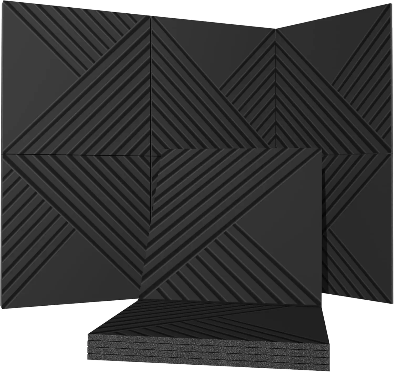 6 Pack Large Acoustic Wall Panels 60x40 Inches, Sound Absorbing Decorative Panels for Home Office Studio
6 Pack Large Acoustic Wall Panels 60x40 Inches, Sound Absorbing Decorative Panels for Home Office Studio