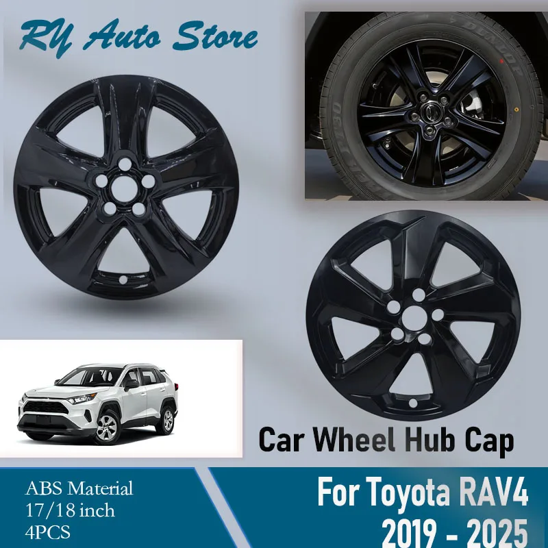 4pcs Car Wheel Hub Cap For Toyota RAV4 XA50 2019-2025 17/18inch Glossy Black Decorative Wheel Tire Modification Guard Cover Part
4pcs Car Wheel Hub Cap For Toyota RAV4 XA50 2019-2025 17/18inch Glossy Black Decorative Wheel Tire Modification Guard Cover Part