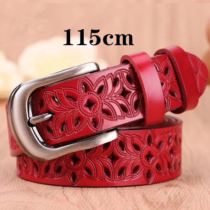 2024 New Design Red115cm Popular Faux Leather Women Belt Men Hollow Pattern Black Coffee Color Brown Buckle Clothing Accessories
2024 New Design Red115cm Popular Faux Leather Women Belt Men Hollow Pattern Black Coffee Color Brown Buckle Clothing Accessories