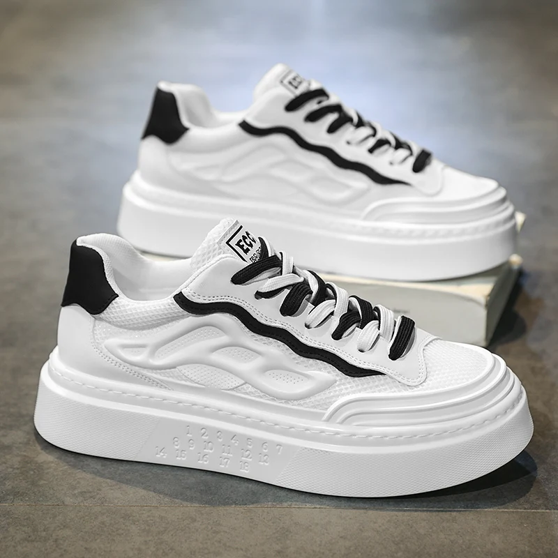 Versatile Fashion White Platform Thick Sole Casual Sneakers Tennis Shoes Men Sport Shoes Breathable Lightweight Running Shoes
Versatile Fashion White Platform Thick Sole Casual Sneakers Tennis Shoes Men Sport Shoes Breathable Lightweight Running Shoes