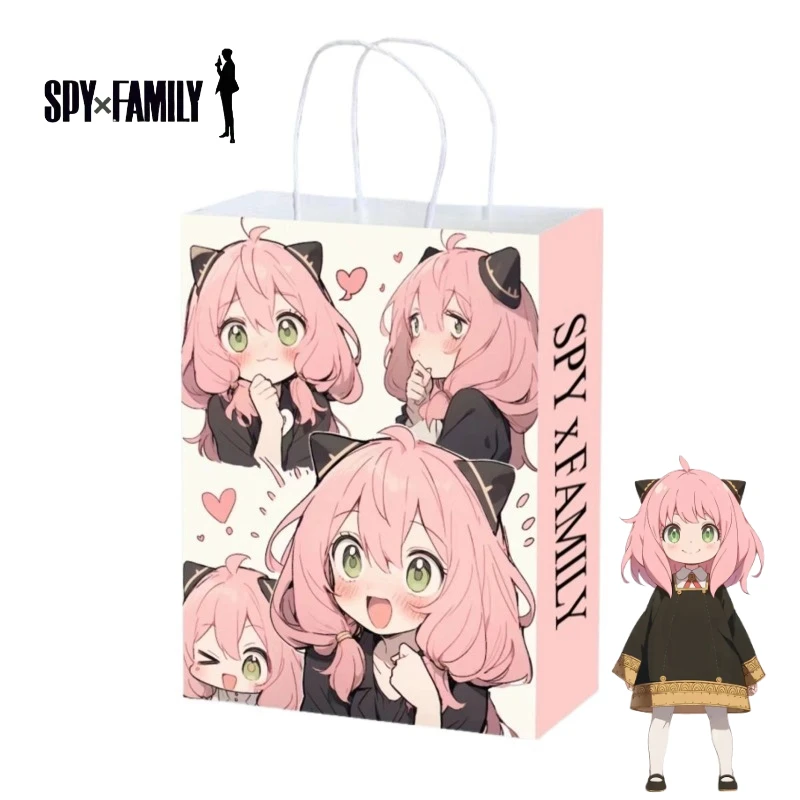 SPY FAMILY Yor Forger Anime Cartoon Cute Gift Bag Creative Kawaii 2D Home Portable Gift Packaging Paper Handbag Gifts Wholesale
SPY FAMILY Yor Forger Anime Cartoon Cute Gift Bag Creative Kawaii 2D Home Portable Gift Packaging Paper Handbag Gifts Wholesale