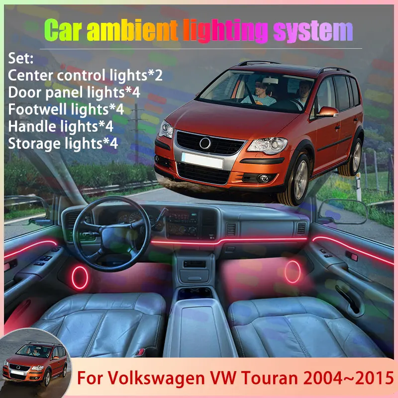 For Volkswagen VW Touran MK1 1T 2004~2015 2005 2/18 in 1 Car Atmosphere Light Lamp RGB Shade Ensemble Streamer Atmosphere Set
For Volkswagen VW Touran MK1 1T 2004~2015 2005 2/18 in 1 Car Atmosphere Light Lamp RGB Shade Ensemble Streamer Atmosphere Set