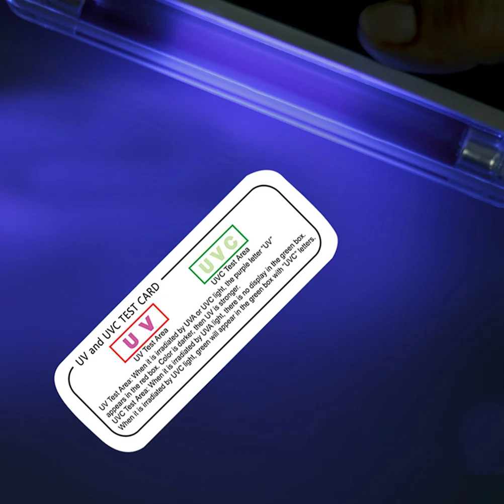 12pcs -UVA Test Cards Light Identifying Cards Indicator Cards UVA Test Strips uv test cards uv test strips
12pcs -UVA Test Cards Light Identifying Cards Indicator Cards UVA Test Strips uv test cards uv test strips