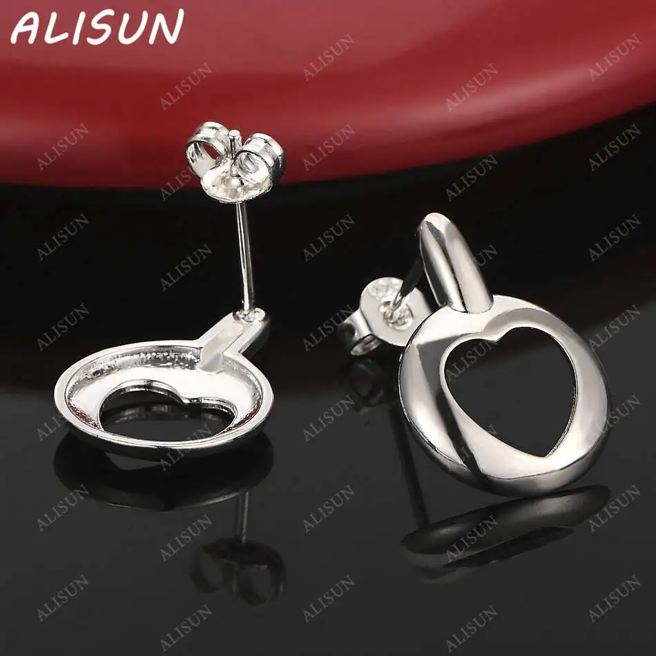 ALISUN 925 Sterling Silver Hearts Earrings Stud Earrings For Women Fashion Jewelry Charm Grace Noble Wedding Accessories 
ALISUN 925 Sterling Silver Hearts Earrings Stud Earrings For Women Fashion Jewelry Charm Grace Noble Wedding Accessories