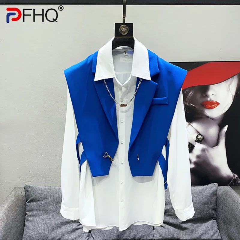 PFHQ 2023 New Niche Design Suit Collar Waistcoat Men's Fashion Folding Wear High Quality Original Sleeveless Vest Elegant Jacket
PFHQ 2023 New Niche Design Suit Collar Waistcoat Men's Fashion Folding Wear High Quality Original Sleeveless Vest Elegant Jacket