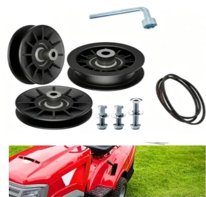 1Set Idler Wheel Belt Pulley For Mowers/lawn Machines/cutting Machines 194327 532194327 532130969 2806630 Replacement
1Set Idler Wheel Belt Pulley For Mowers/lawn Machines/cutting Machines 194327 532194327 532130969 2806630 Replacement