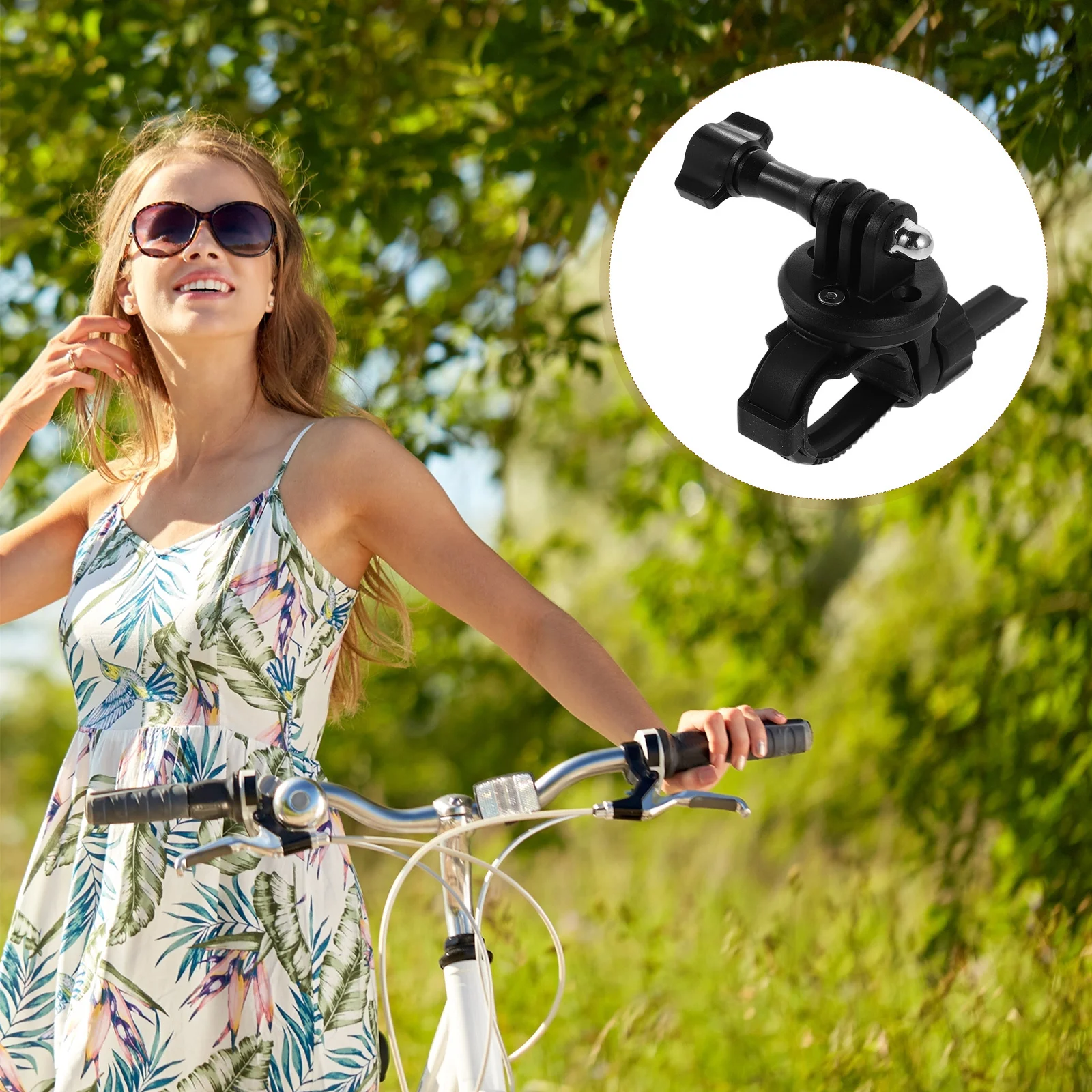 Bike Action Camera Handlebar Mount Lightweight Stable Adjustable Clamp for Road Bicycle Sports Camera Mount
Bike Action Camera Handlebar Mount Lightweight Stable Adjustable Clamp for Road Bicycle Sports Camera Mount