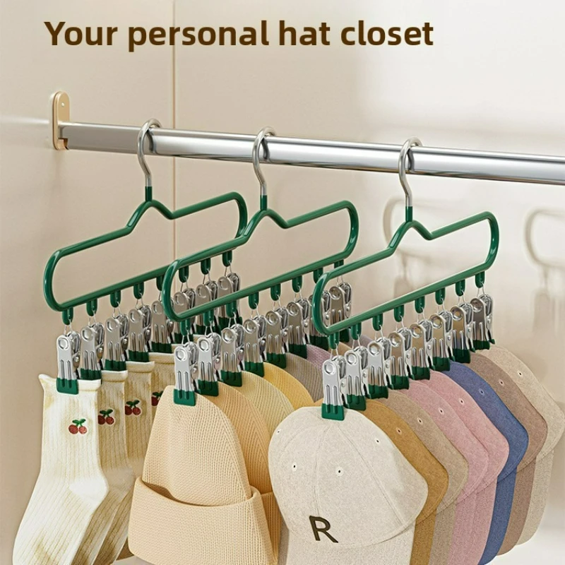 Wardrobe Hat Clip Hanger Hat Storage Artifact Household Hook Hanging Cap Baseball Cap Socks Multi-clip Dormitory
Wardrobe Hat Clip Hanger Hat Storage Artifact Household Hook Hanging Cap Baseball Cap Socks Multi-clip Dormitory