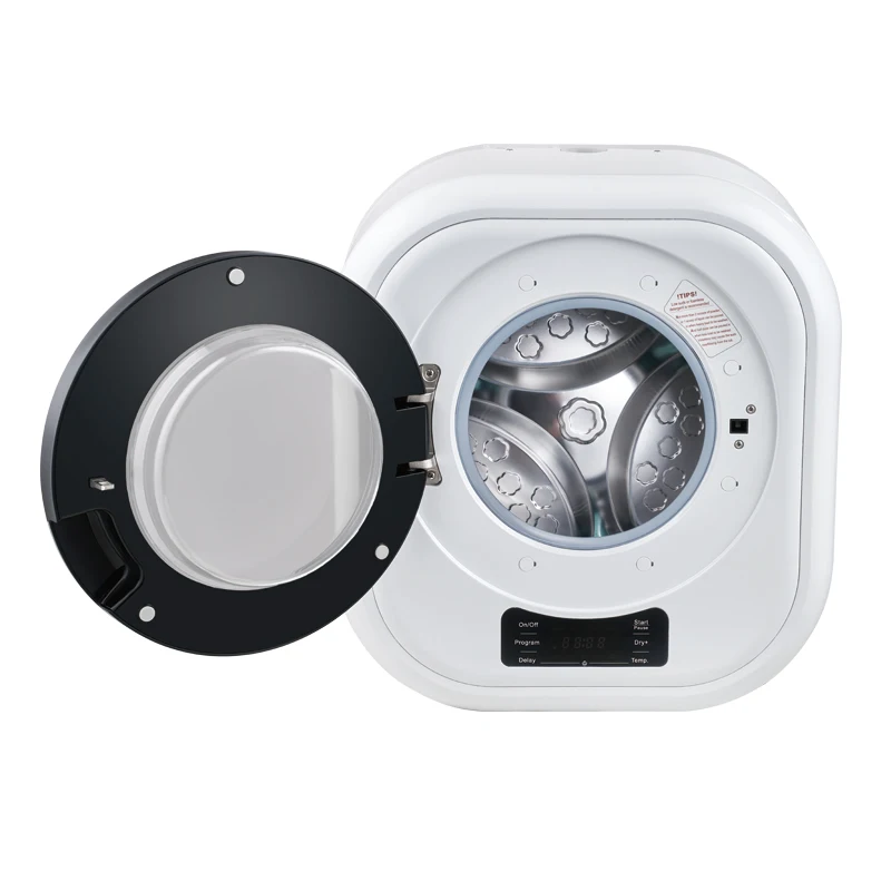 Wall-mounted Mini Front Loading Washer Dryer with Stainless Steel Drum and Smart Features for RV Yacht and Small Spaces
Wall-mounted Mini Front Loading Washer Dryer with Stainless Steel Drum and Smart Features for RV Yacht and Small Spaces