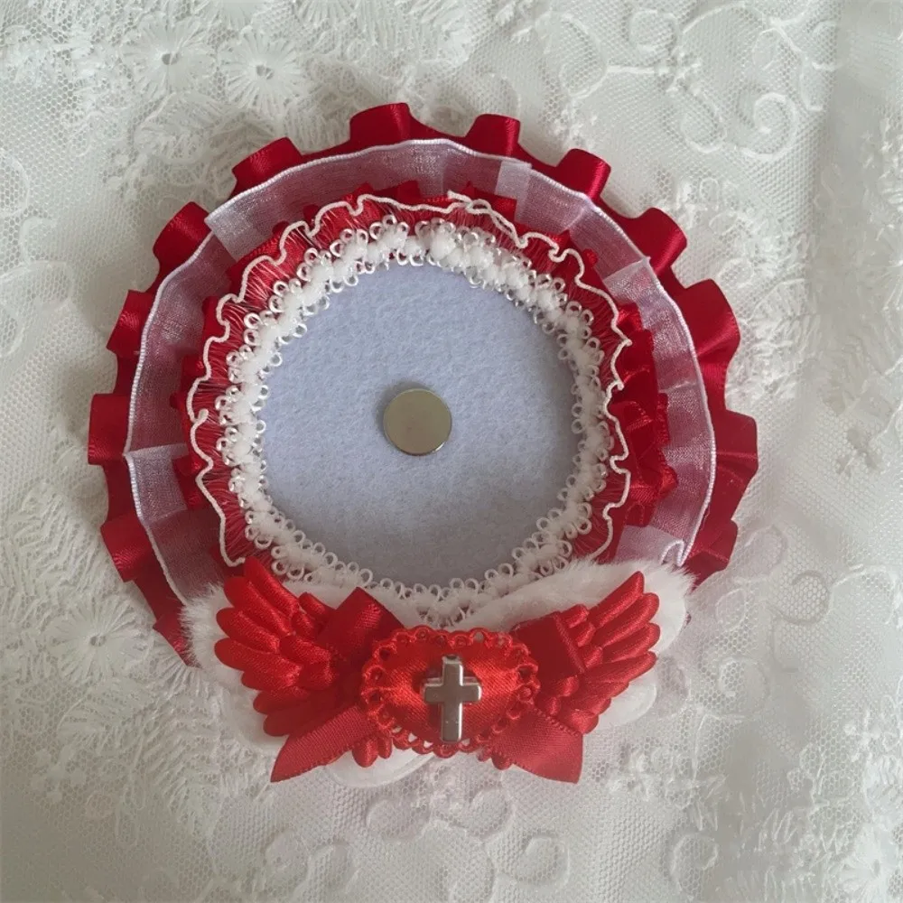 New Lace Trim Badge Holder Finished Product Angel Wings Pins Display Base Handmade Badge Tray
New Lace Trim Badge Holder Finished Product Angel Wings Pins Display Base Handmade Badge Tray