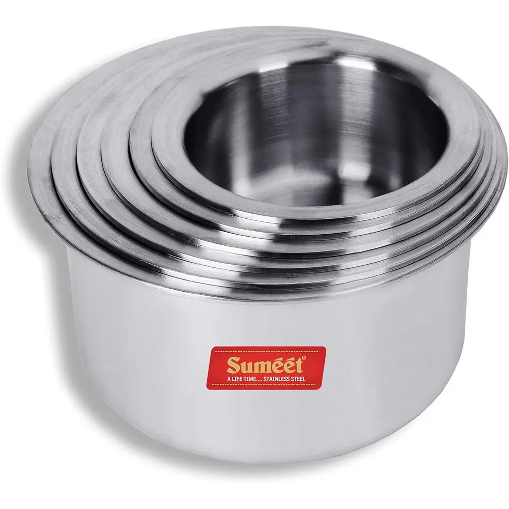 6-Piece Aluminum Cookware Set, Sizes 700ml to 3.2L
6-Piece Aluminum Cookware Set, Sizes 700ml to 3.2L