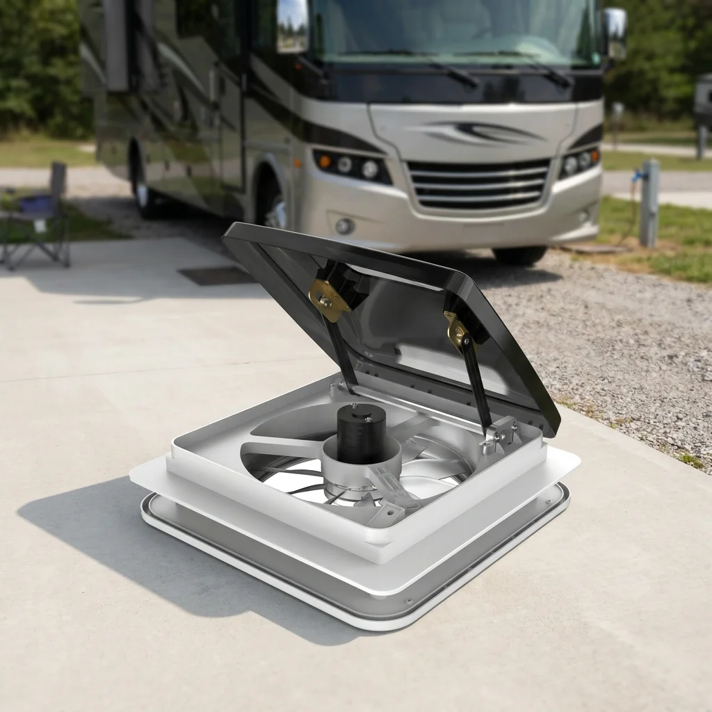 Motorhome Roof Exhaust Fan Camper Roof Vent Fan Reversible RV Exhaust And Intake Fan For Complete Air Control
Motorhome Roof Exhaust Fan Camper Roof Vent Fan Reversible RV Exhaust And Intake Fan For Complete Air Control