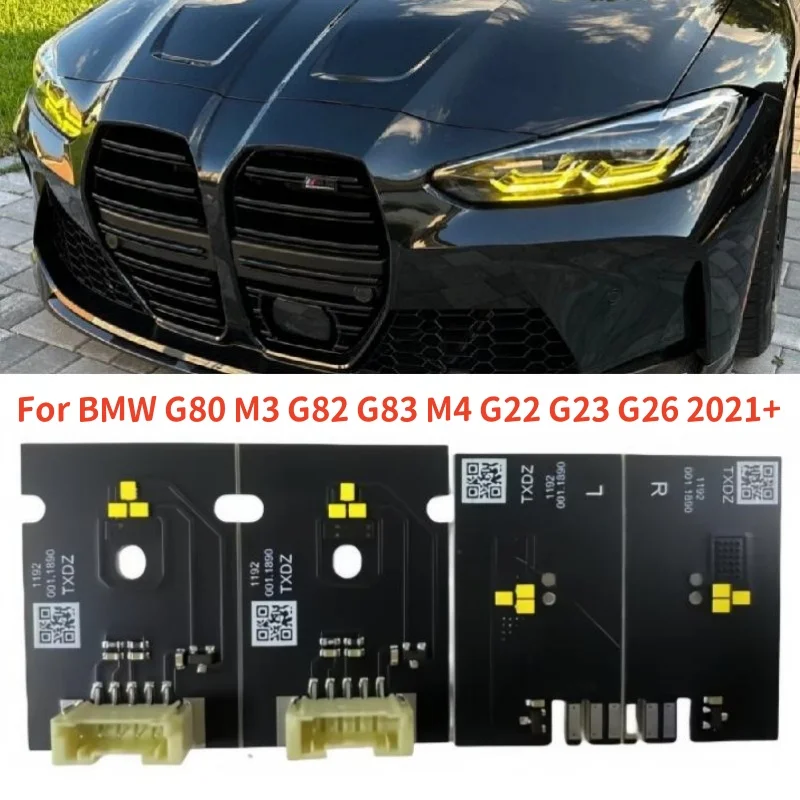 DRL LED Chips 63119851048 For BMW G80 M3 G82 G83 M4 G22 G23 G26 LED Headlight Daytime Running Light Boards Yellow Blue Red Amber
DRL LED Chips 63119851048 For BMW G80 M3 G82 G83 M4 G22 G23 G26 LED Headlight Daytime Running Light Boards Yellow Blue Red Amber