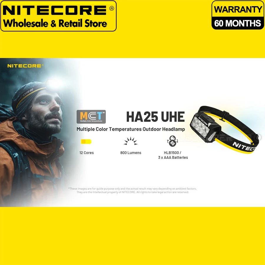 Налобный фонарь NITECORE HA25 UHE 800 люмен с регулируемой цветовой температурой и литий-ионным аккумулятором 1500 мАч для использования на улице
Налобный фонарь NITECORE HA25 UHE 800 люмен с регулируемой цветовой температурой и литий-ионным аккумулятором 1500 мАч для использования на улице