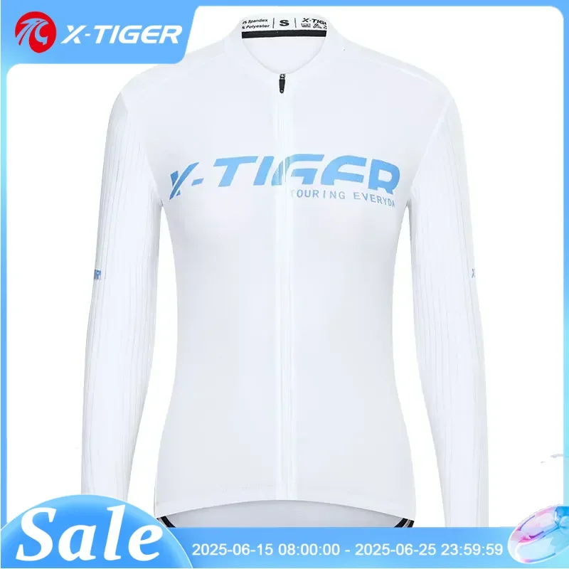 X-Tiger Women Cycling Jersey Long Sleeve Bicycle Shirt Quick Dry Breathable Biking Clothing Sport Tops Upgraded Race Jersey
X-Tiger Women Cycling Jersey Long Sleeve Bicycle Shirt Quick Dry Breathable Biking Clothing Sport Tops Upgraded Race Jersey